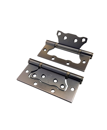 Накладные петли бабочки Петля накладная RENZ 100-2BB FH 100*75*2.5 MBN 